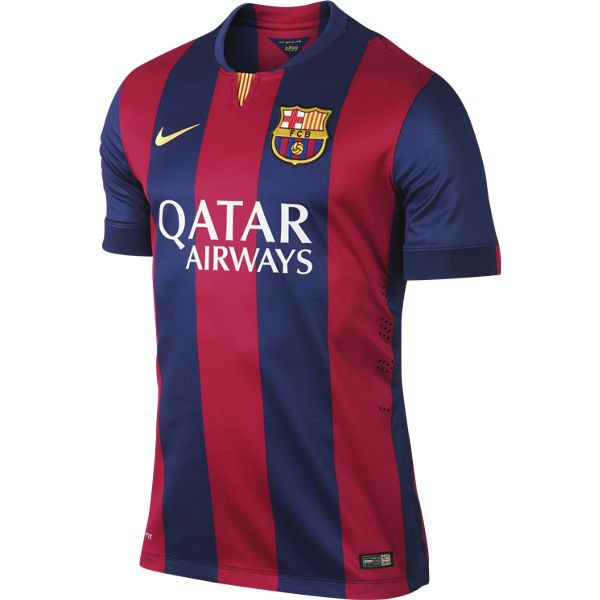 Nike FC Barcelona Authentic Home Jersey 2014/15 Men's Short Sleeve