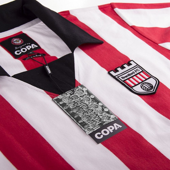 Brentford FC 1974 - 75 Long Sleeve Retro Football Shirt