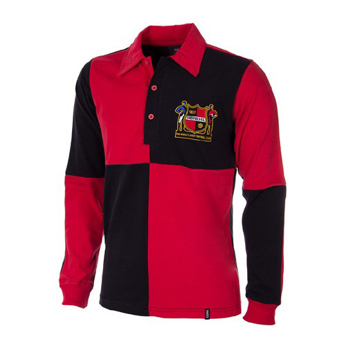 Sheffield FC 1950's Long Sleeve Retro Shirt 100% cotton