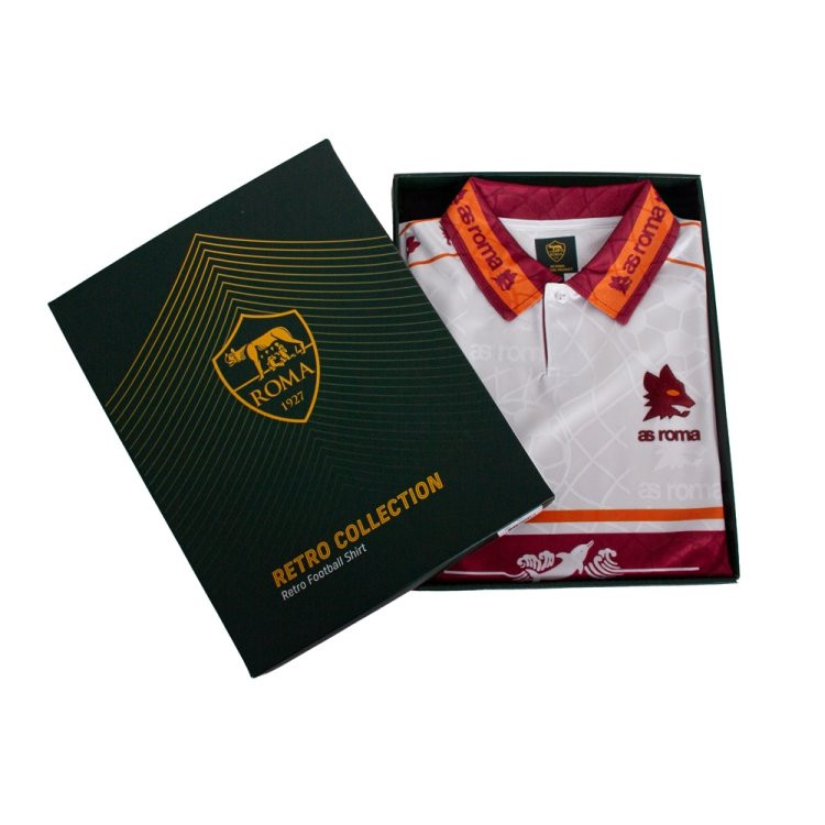 AS Roma 1994 - 95 Away Retro Football Shirt