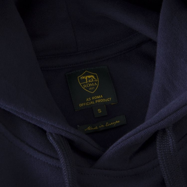 AS Roma Heritage Hooded Sweater Blu