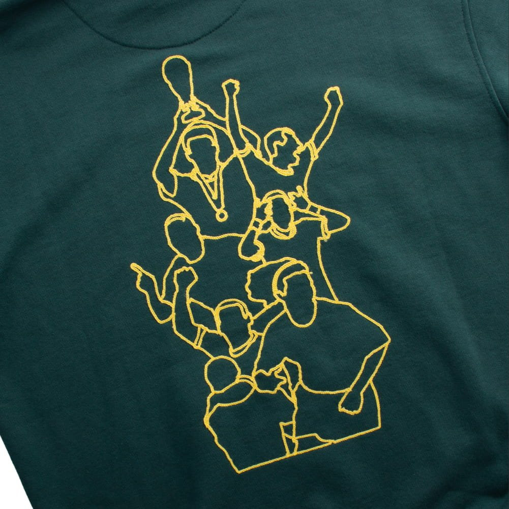 Brazil Legends Embroidery Hooded Sweater