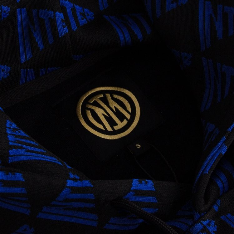 FC Internazionale All Over Pattern Hooded Sweater