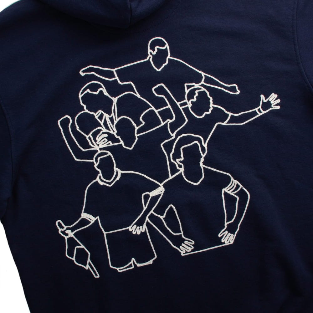 France Legends Embroidery Hooded Sweater