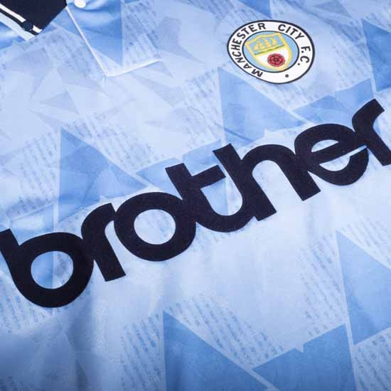 Manchester City 1989 Retro Football Shirt
