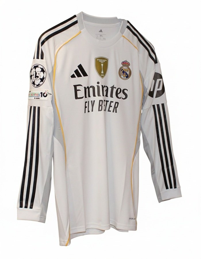 Real Madrid home jersey L/S 2017/18 - WCC