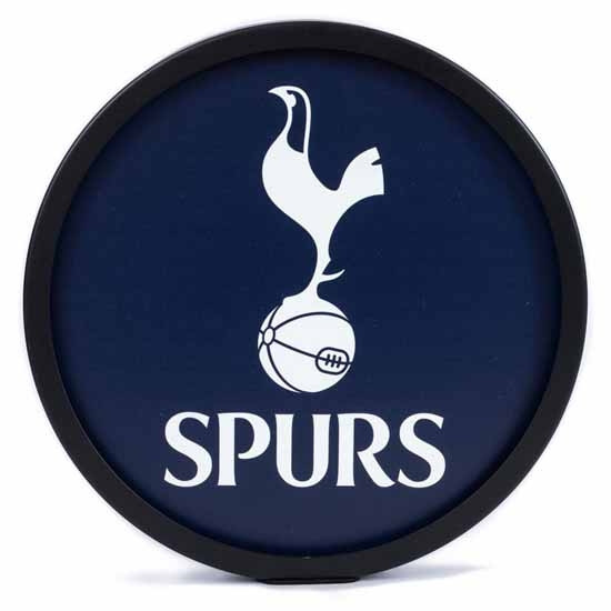 Tottenham Hotspur FC Metal LED Logo Sign - Front View