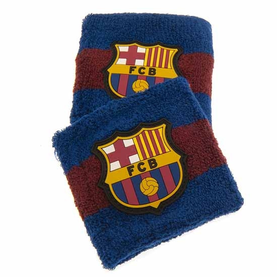 FC Barcelona Wristbands - Pair Front View