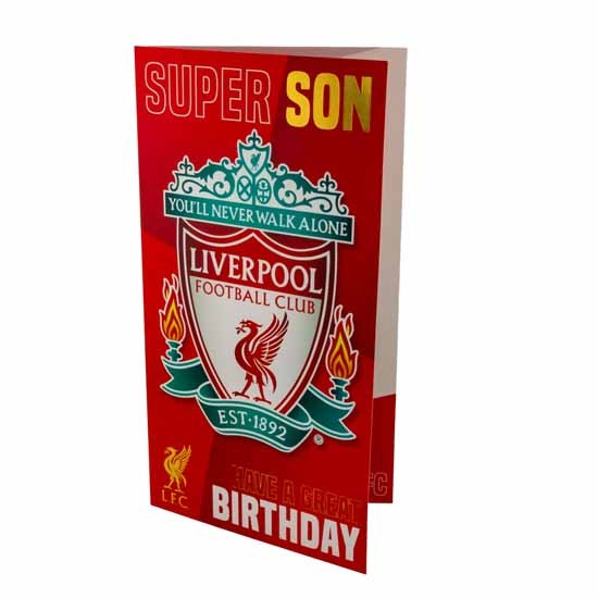 Liverpool FC Birthday Card Super Son - Main Product Image