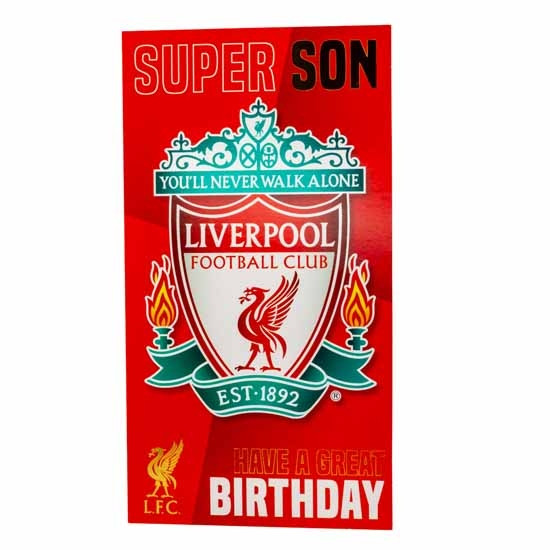 Liverpool FC Birthday Card Super Son - Main Product Image