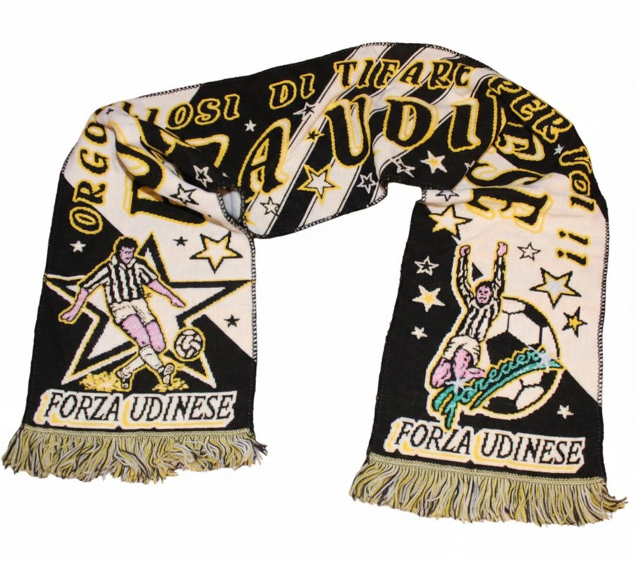 Udinese scarf - bianco-neri - forza udine