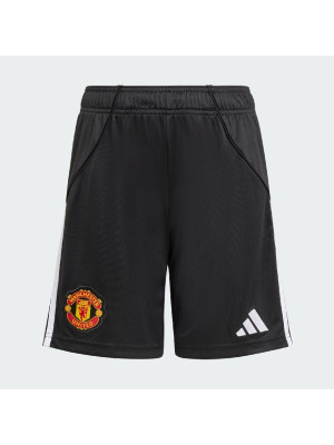 man utd home shorts - youth
