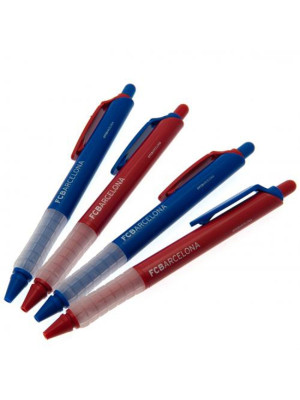 FC Barcelona 4 Pack Pen Set
