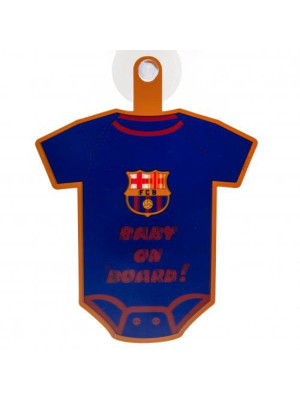 FC Barcelona Baby On Board Sign