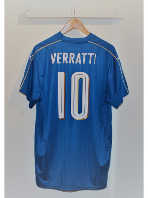 Италия домашняя футболка - Verratti 10 0 