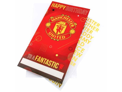 Manchester United FC Personalised Birthday Card