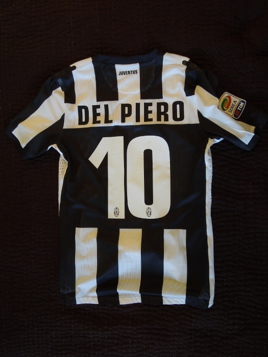 Juventus 2012/13/14 Name and Number sets Adult Size Black White 