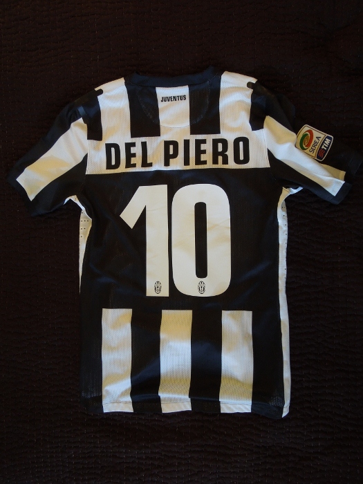 Juve home jersey back