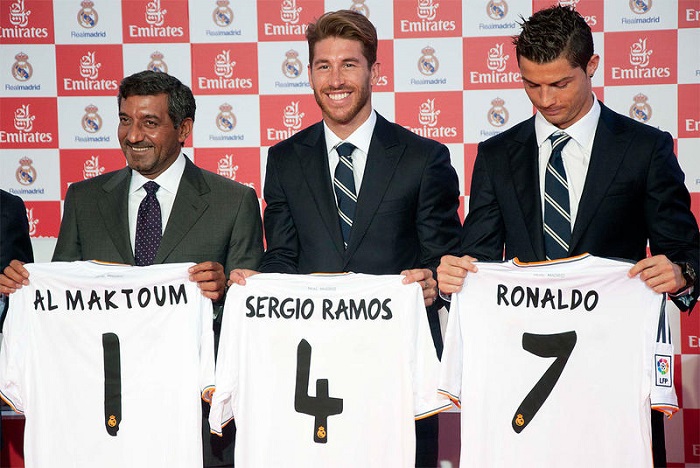 Real Madrid navn og nummer tryk 2013/14