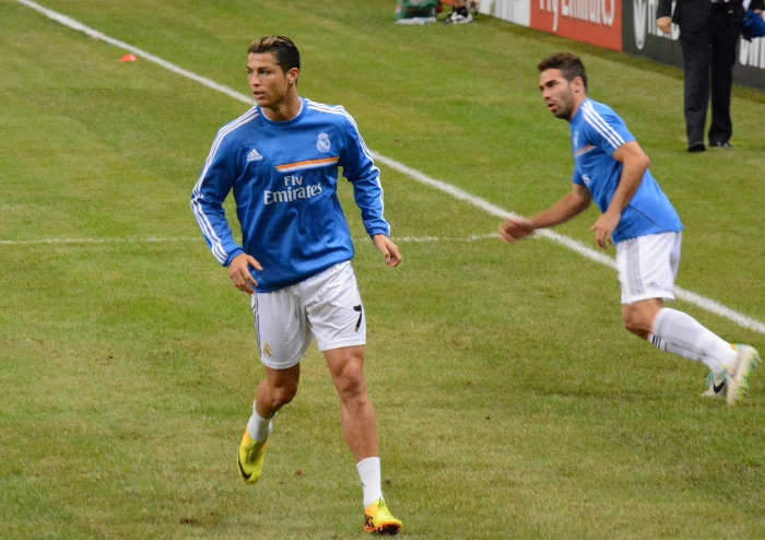 Real Madrid pre-match warmup CR7