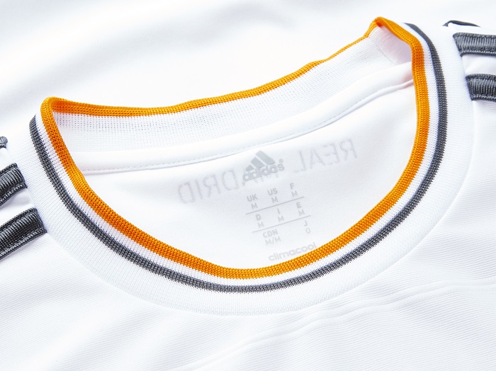 Real Madrid home kit 13/14 crew collar