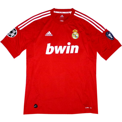 real madrid red jersey