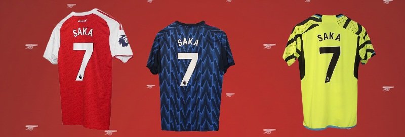 Arsenal trøjer med SAKA 7