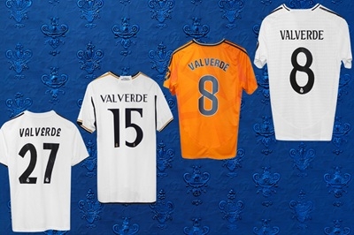 Federico Valverde shirt history Real Madrid